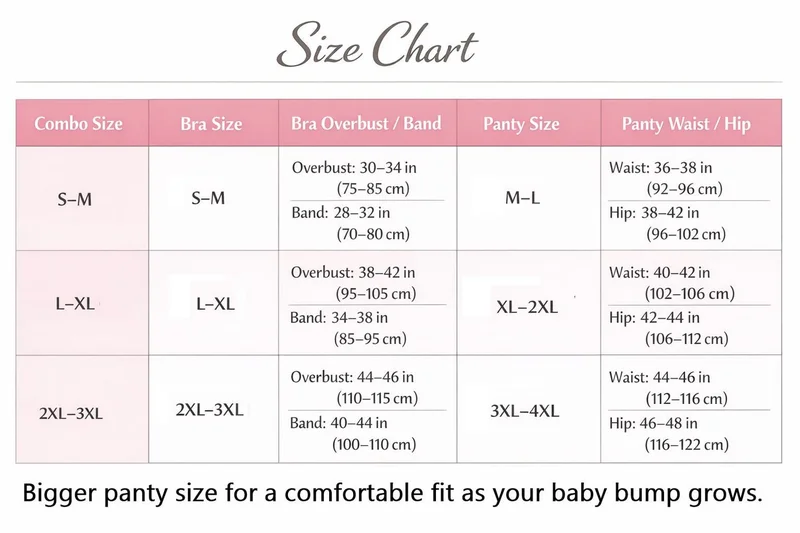 TUMMY  TUMMY Maternity Combo Set | Bamboo Cotton 2-Low Waist Pregnancy Panty, 1-Non Padded Nursing Bra & 4pc-Reusable Nursing Breast Pads | Soft, Breathable Postpartum & Breastfeeding Essentials for New Moms for Women | Best Price UAE
